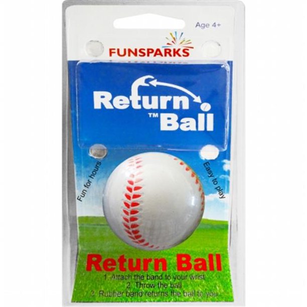 Single Player Toy For Indoor Or Outdoor Play New J Fun Return Ball Baseball 