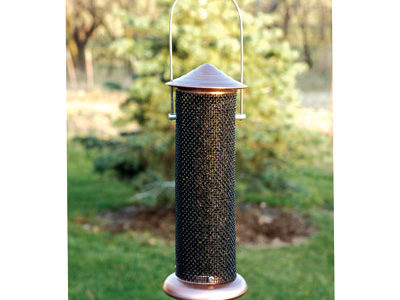 Green Woodlink 24501 Magnum 4-Qt Nyjer Thistle Seed Screen Bird Feeder 2 Pack 