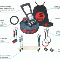 Slackers Slackers NinjaLine 36' Intro Kit Outdoor Climbing Play 