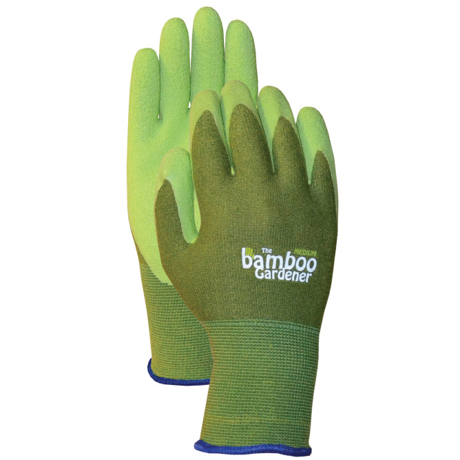 Briers Bamboo Grip Green & Black Gardening Gloves Small Medium or Large 