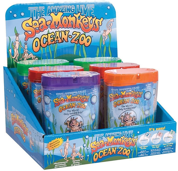 Live The Original Sea Monkeys Ocean Zoo Marine Aquarium Blue 23223 for sale online 