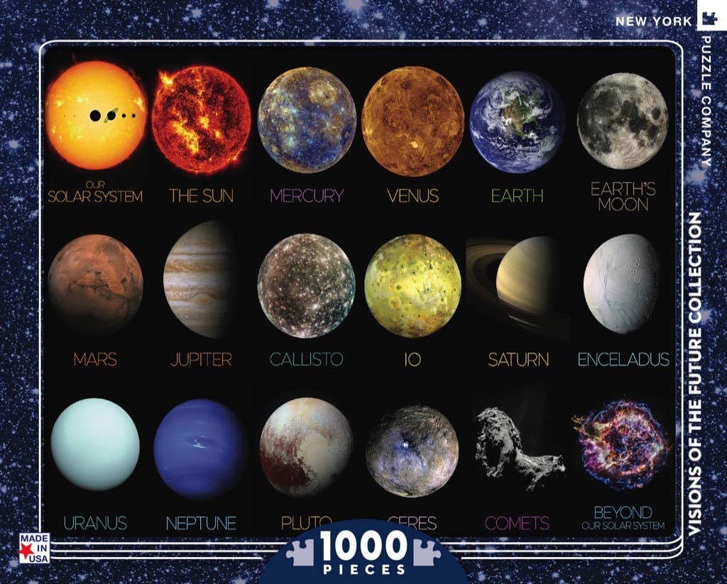 nm Smithsonian 1000 piece jigsaw puzzle 690mm x 510mm Our Solar System 