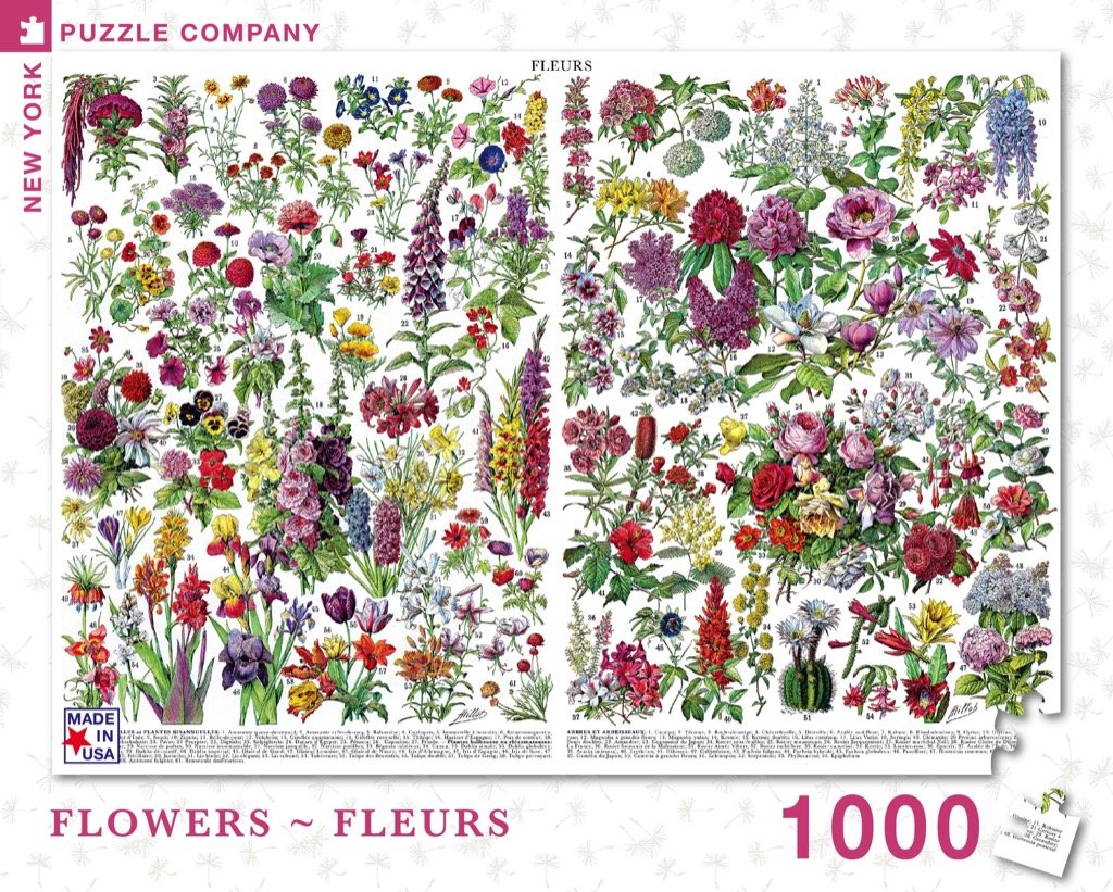 The Language of Flowers 1000 piece jigsaw puzzle 680mm x 490mm pz 