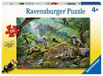Samengroeiing nikkel ervaring Ravensbuger Rainforest Animals XL 60pc Puzzle - Northwest Nature Shop